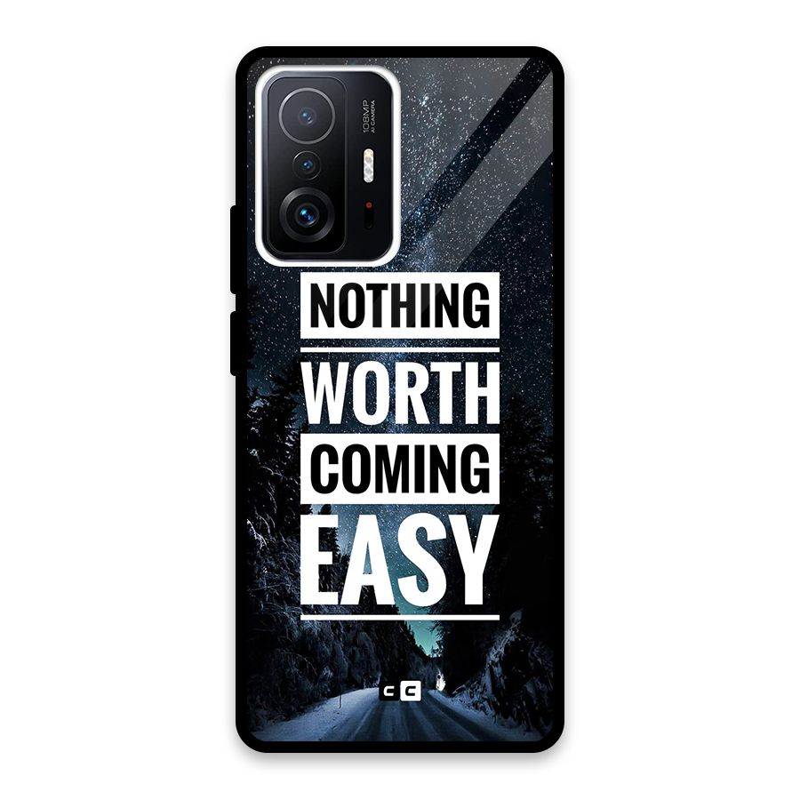 Nothing Worth Easy Glass Back Case for Xiaomi 11T Pro