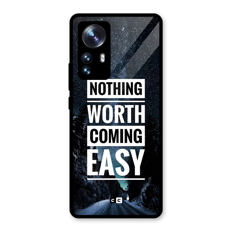 Nothing Worth Easy Glass Back Case for Xiaomi 12 Pro