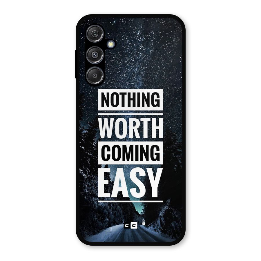 Nothing Worth Easy Metal Back Case for Galaxy M34 5G