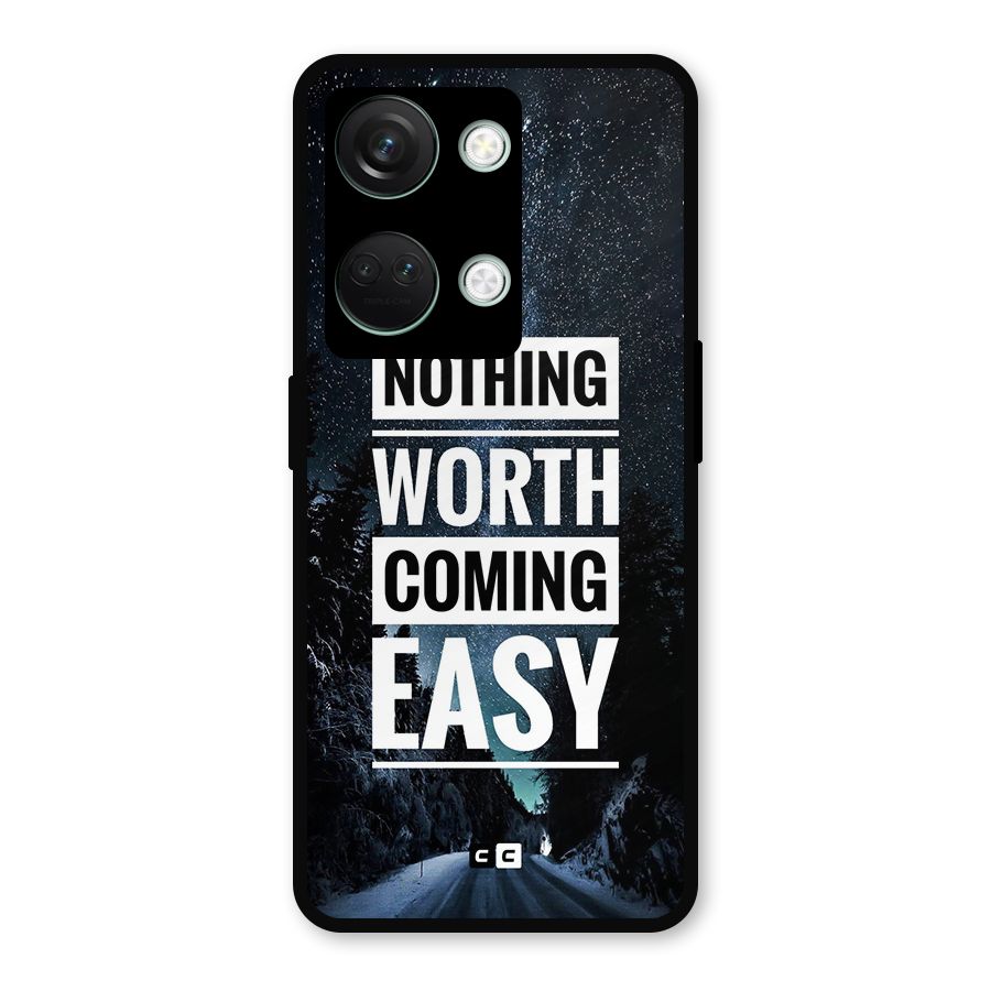 Nothing Worth Easy Metal Back Case for OnePlus Nord 3
