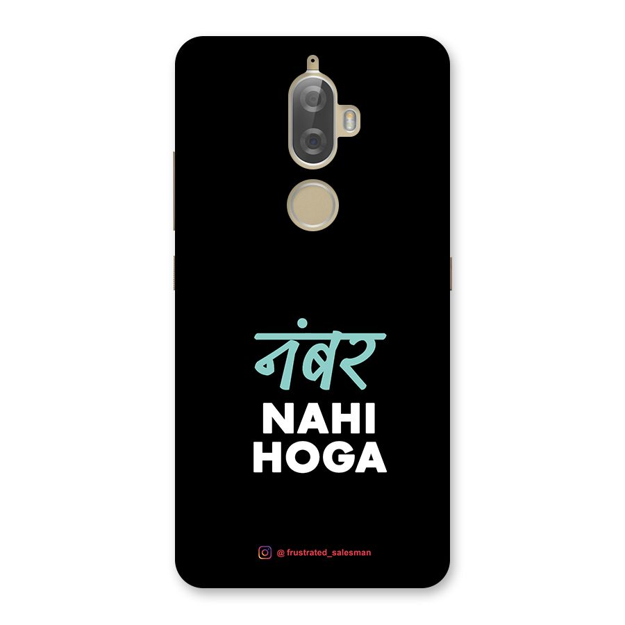 Number Nahi Hoga Black Back Case for Lenovo K8 Plus