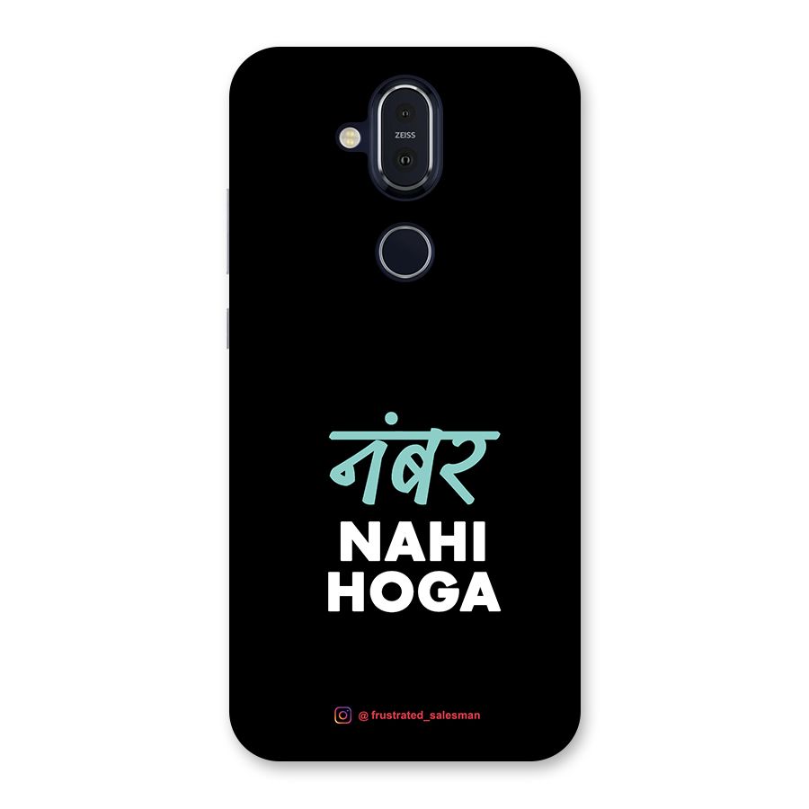 Number Nahi Hoga Black Back Case for Nokia 8.1