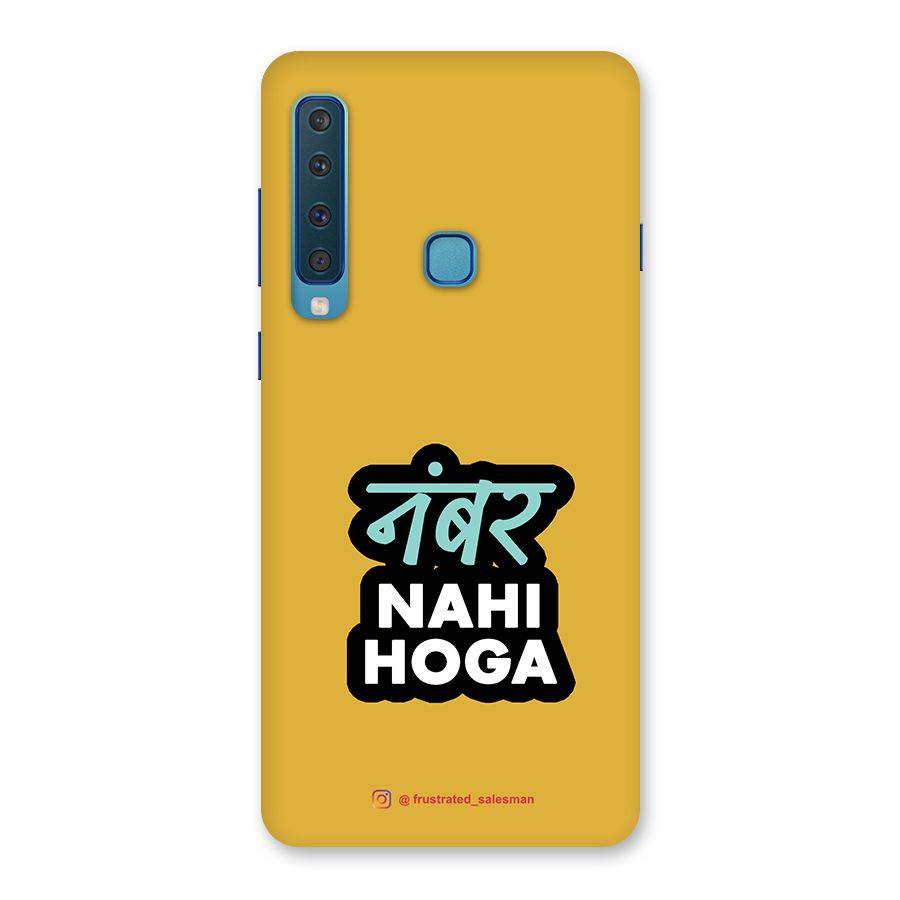 Number Nahi Hoga Mustard Yellow Back Case for Galaxy A9 (2018)