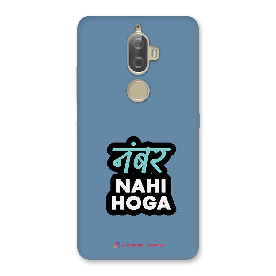 Number Nahi Hoga SteelBlue Back Case for Lenovo K8 Plus