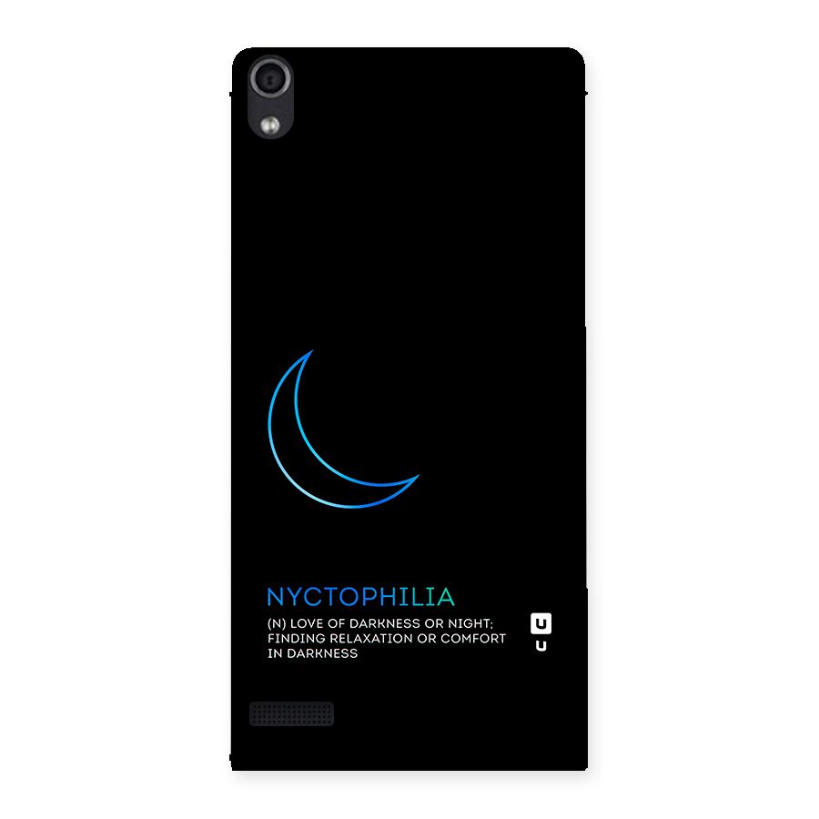 Nyctophilia Love of Darkness Back Case for Ascend P6