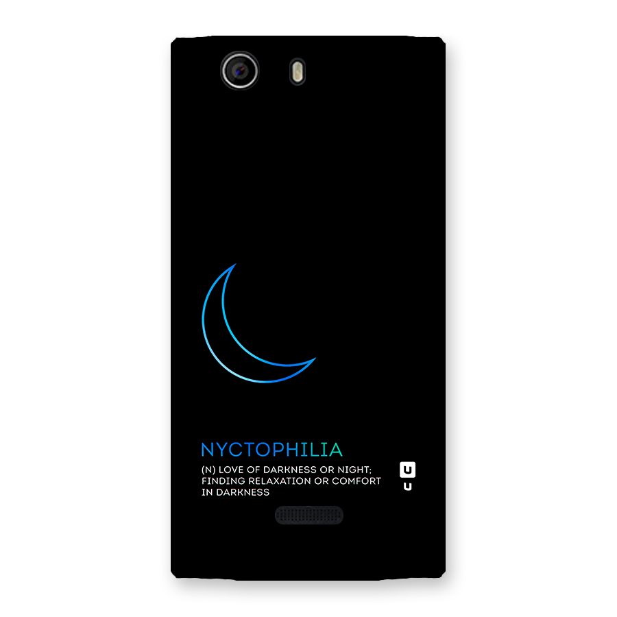 Nyctophilia Love of Darkness Back Case for Canvas Nitro 2 E311