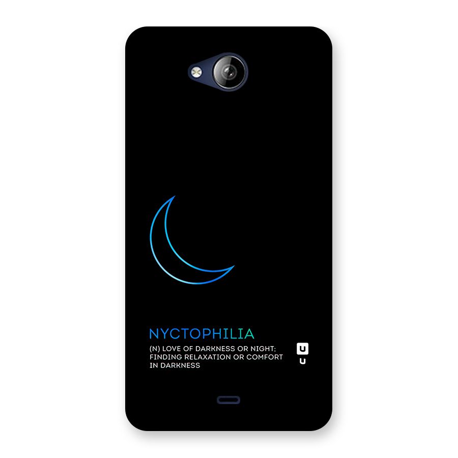 Nyctophilia Love of Darkness Back Case for Canvas Play Q355