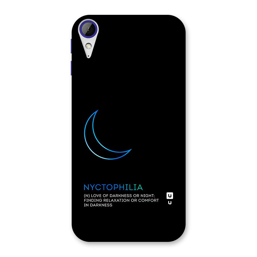 Nyctophilia Love of Darkness Back Case for Desire 830