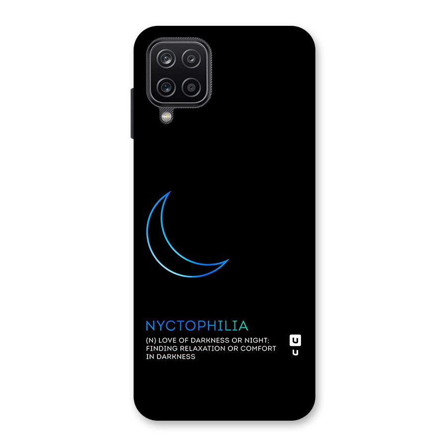 Nyctophilia Love of Darkness Back Case for Galaxy A12