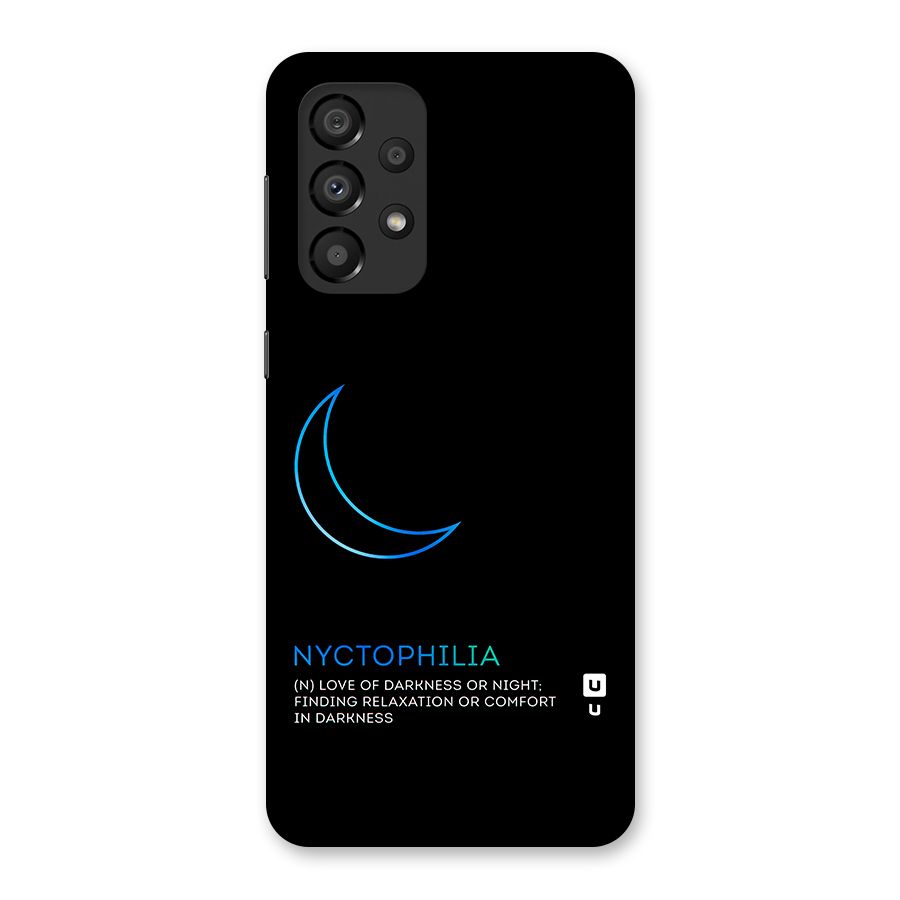 Nyctophilia Love of Darkness Back Case for Galaxy A33 5G