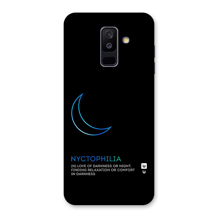 Nyctophilia Love of Darkness Back Case for Galaxy A6 Plus