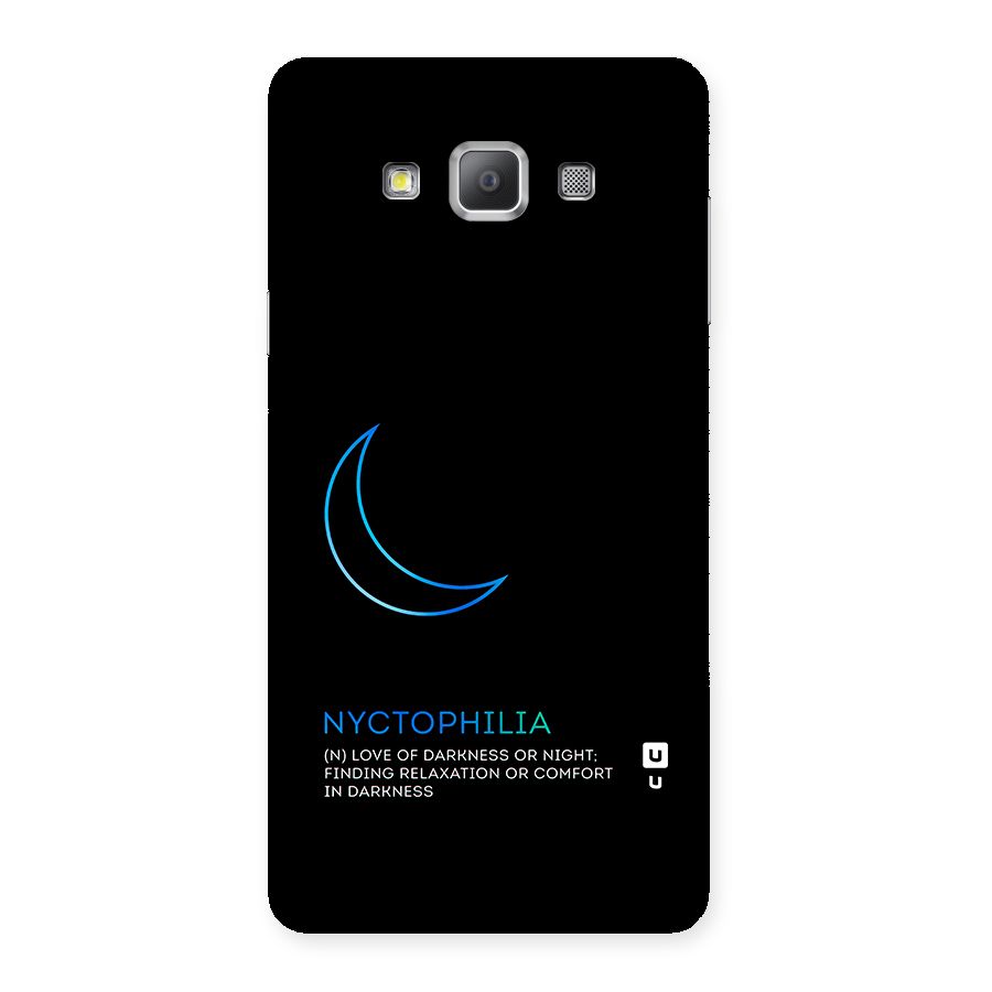 Nyctophilia Love of Darkness Back Case for Galaxy A7