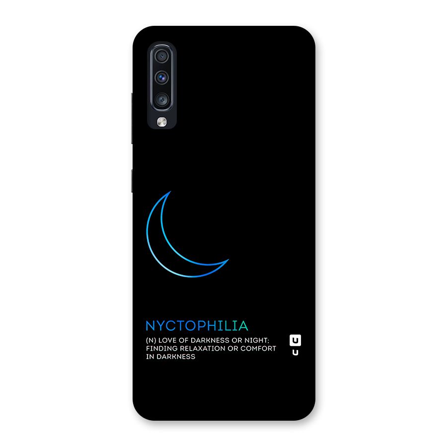Nyctophilia Love of Darkness Back Case for Galaxy A70