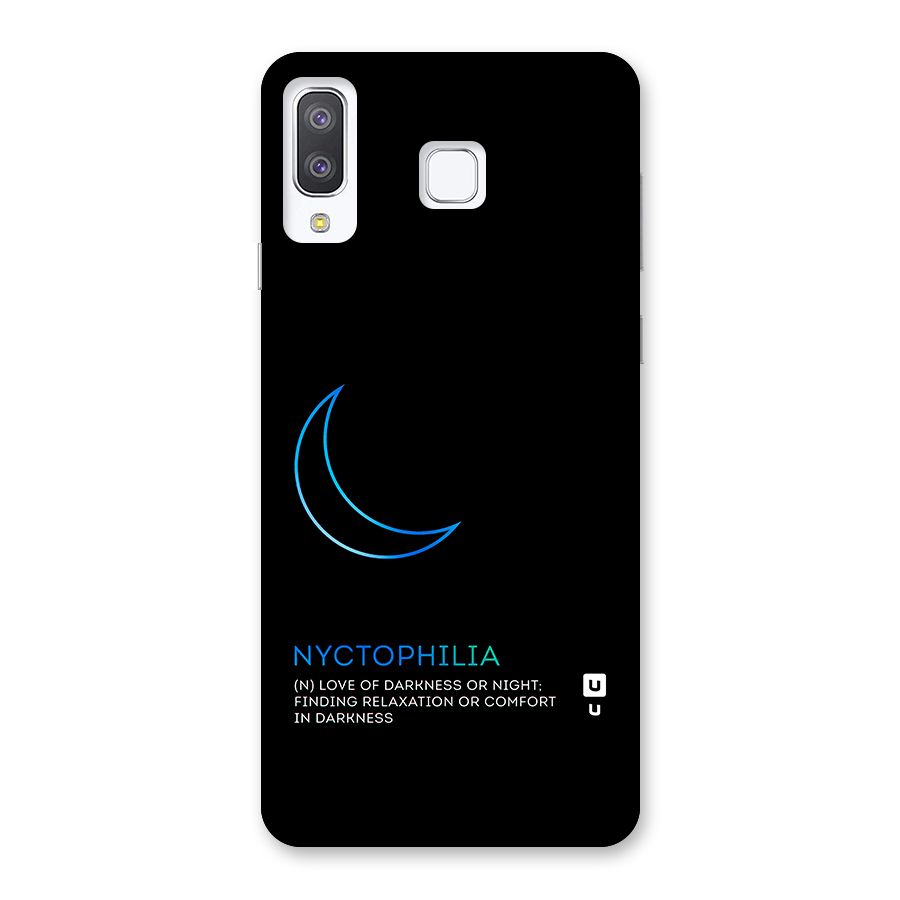 Nyctophilia Love of Darkness Back Case for Galaxy A8 Star