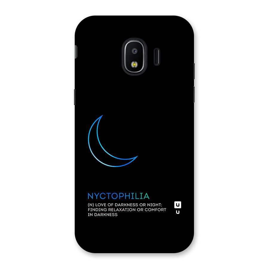Nyctophilia Love of Darkness Back Case for Galaxy J2 Pro 2018