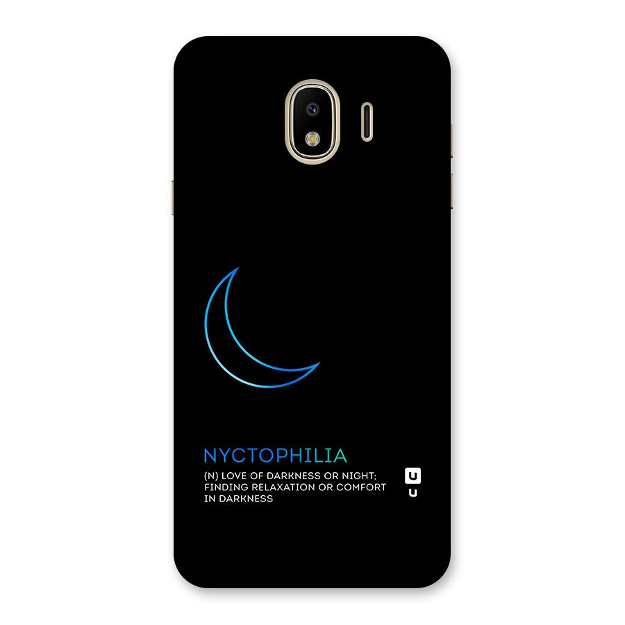 Nyctophilia Love of Darkness Back Case for Galaxy J4