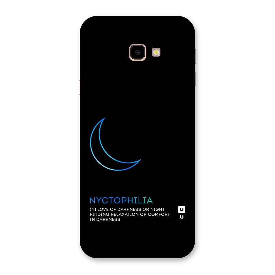 Nyctophilia Love of Darkness Back Case for Galaxy J4 Plus