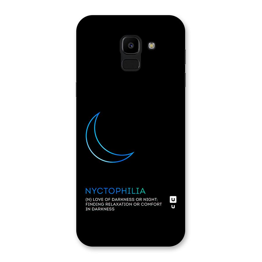 Nyctophilia Love of Darkness Back Case for Galaxy J6