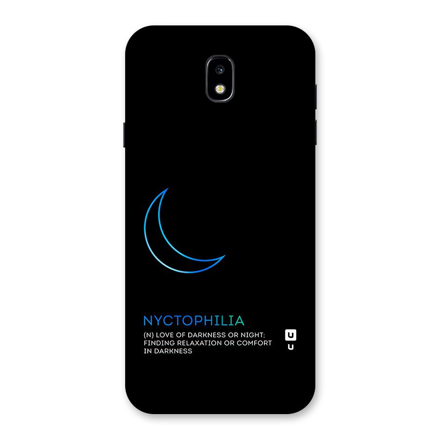 Nyctophilia Love of Darkness Back Case for Galaxy J7 Pro