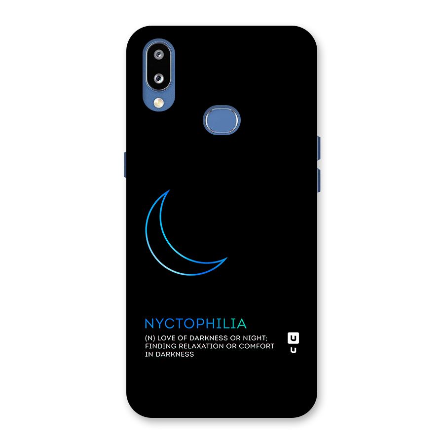 Nyctophilia Love of Darkness Back Case for Galaxy M01s