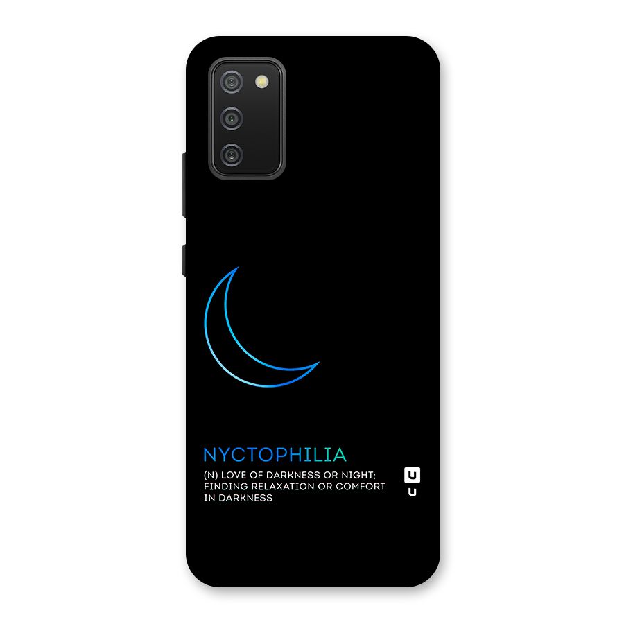Nyctophilia Love of Darkness Back Case for Galaxy M02s