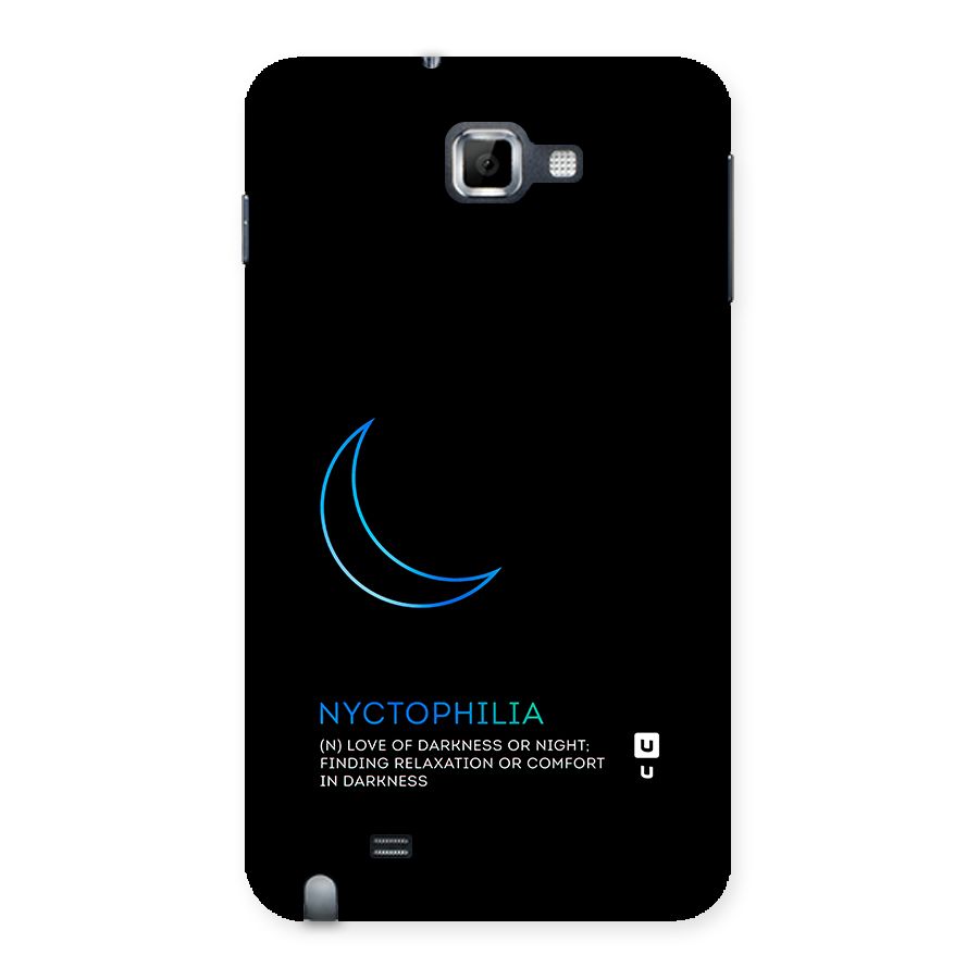 Nyctophilia Love of Darkness Back Case for Galaxy Note