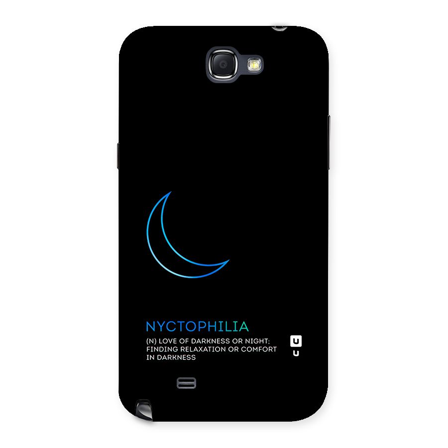 Nyctophilia Love of Darkness Back Case for Galaxy Note 2