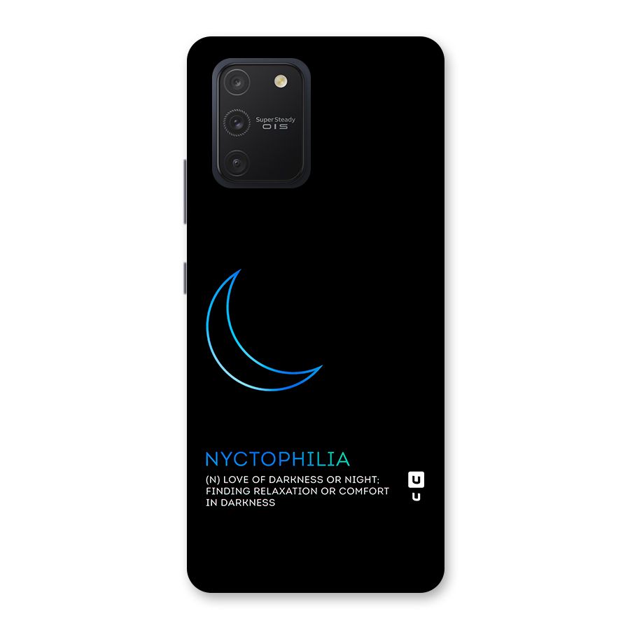 Nyctophilia Love of Darkness Back Case for Galaxy S10 Lite