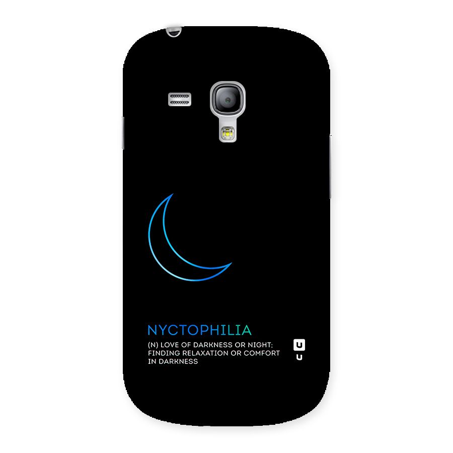 Nyctophilia Love of Darkness Back Case for Galaxy S3 Mini