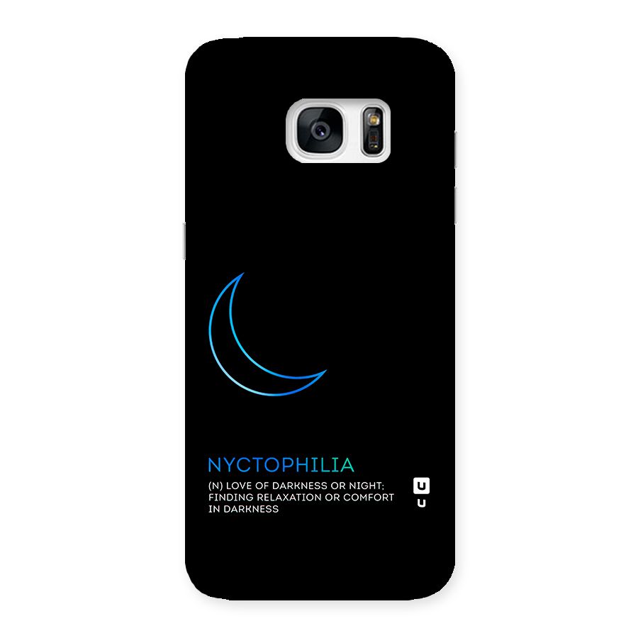 Nyctophilia Love of Darkness Back Case for Galaxy S7 Edge