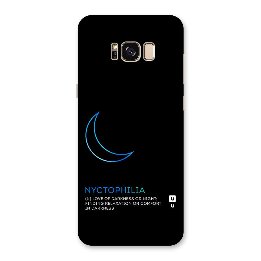 Nyctophilia Love of Darkness Back Case for Galaxy S8 Plus
