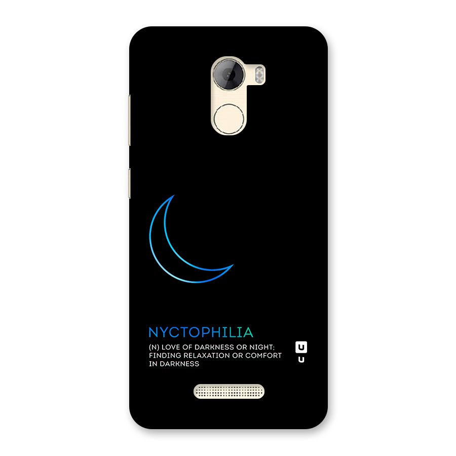 Nyctophilia Love of Darkness Back Case for Gionee A1 LIte