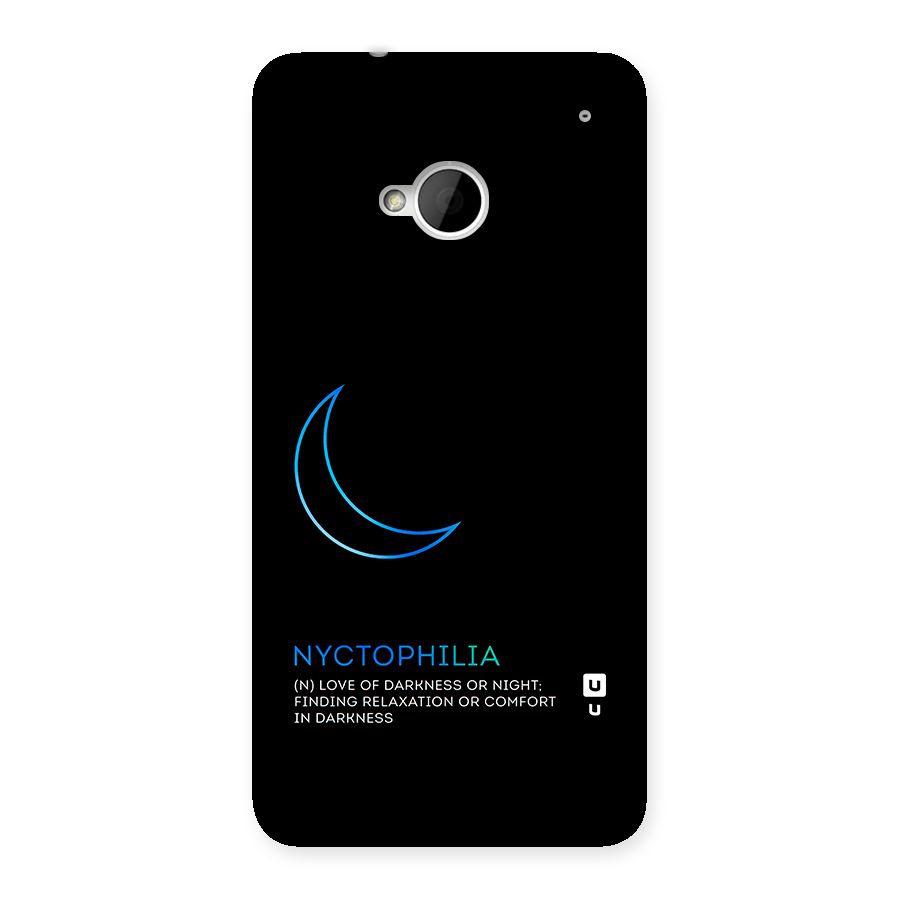 Nyctophilia Love of Darkness Back Case for HTC One M7