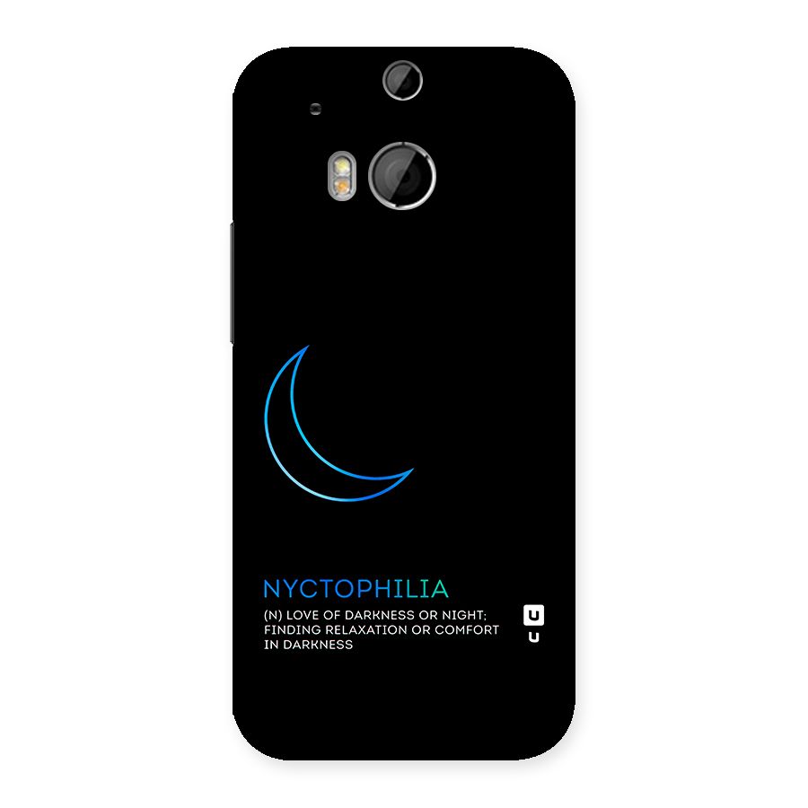 Nyctophilia Love of Darkness Back Case for HTC One M8