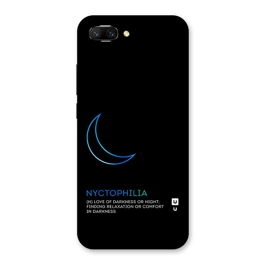 Nyctophilia Love of Darkness Back Case for Honor 10