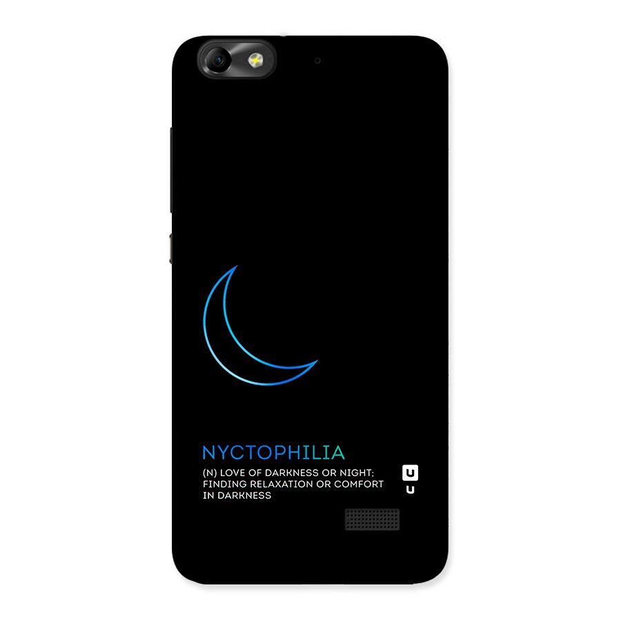 Nyctophilia Love of Darkness Back Case for Honor 4C