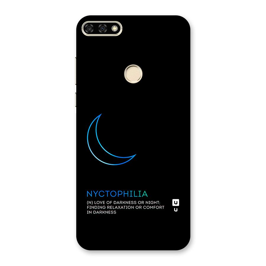 Nyctophilia Love of Darkness Back Case for Honor 7A