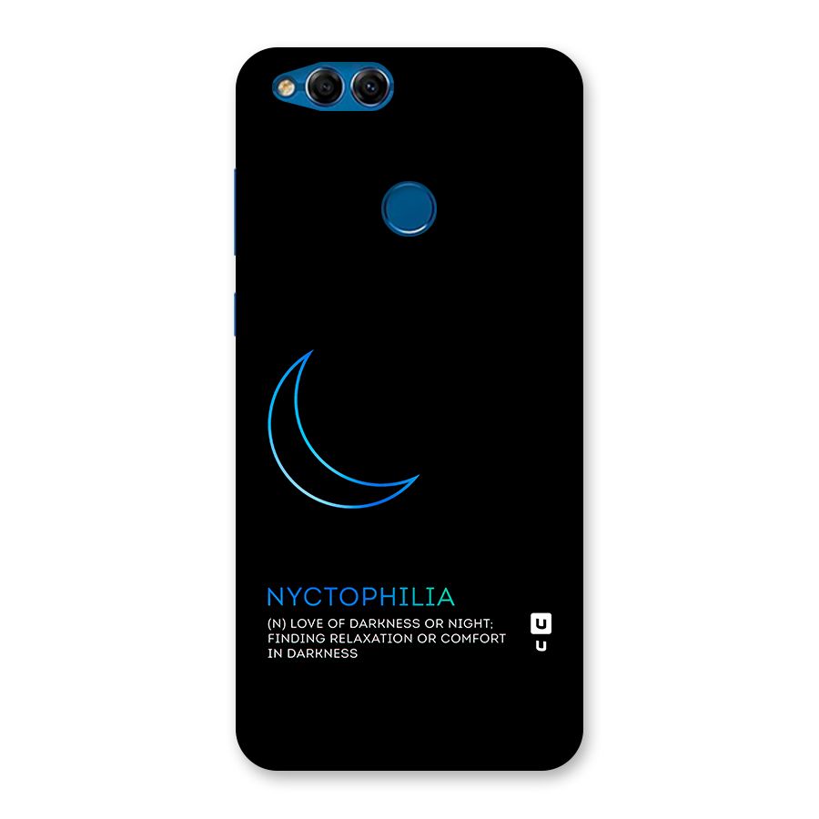 Nyctophilia Love of Darkness Back Case for Honor 7X