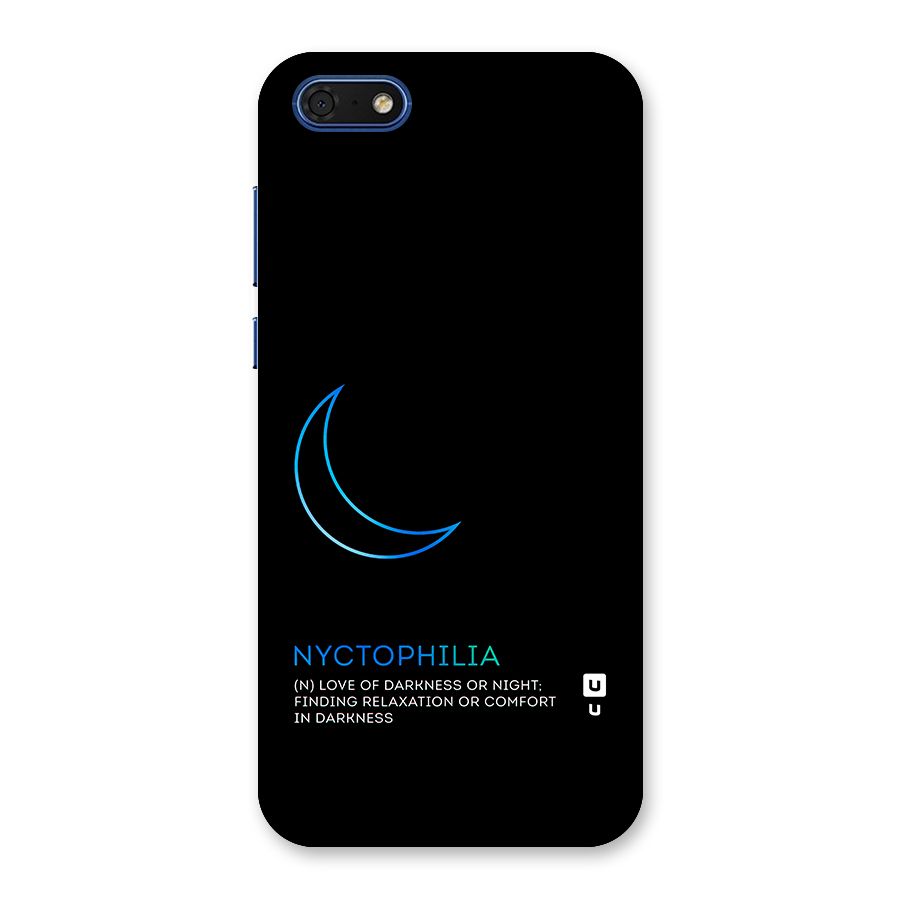 Nyctophilia Love of Darkness Back Case for Honor 7s