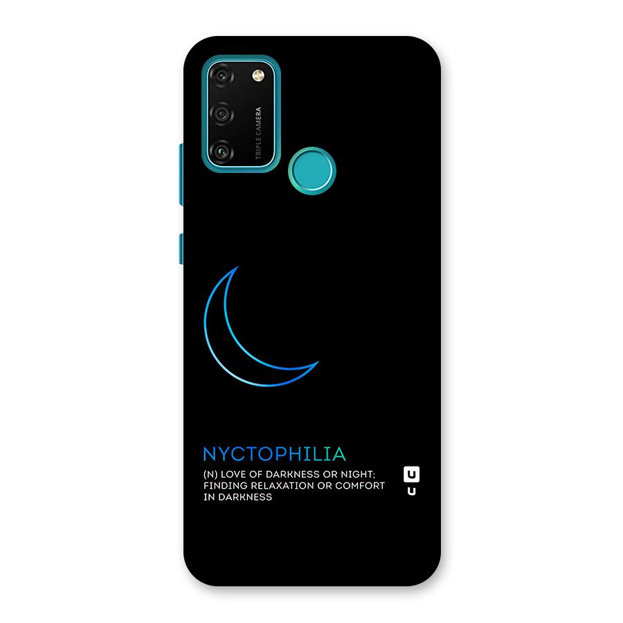 Nyctophilia Love of Darkness Back Case for Honor 9A