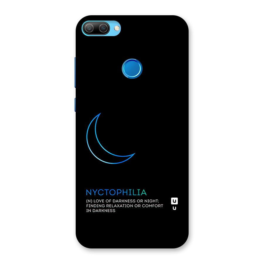 Nyctophilia Love of Darkness Back Case for Honor 9N