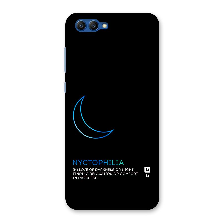 Nyctophilia Love of Darkness Back Case for Honor View 10