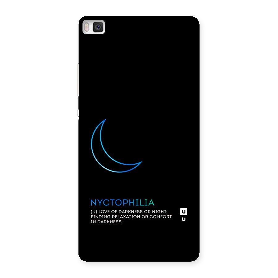 Nyctophilia Love of Darkness Back Case for Huawei P8