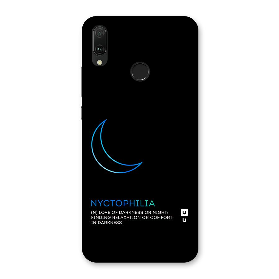 Nyctophilia Love of Darkness Back Case for Huawei Y9 (2019)