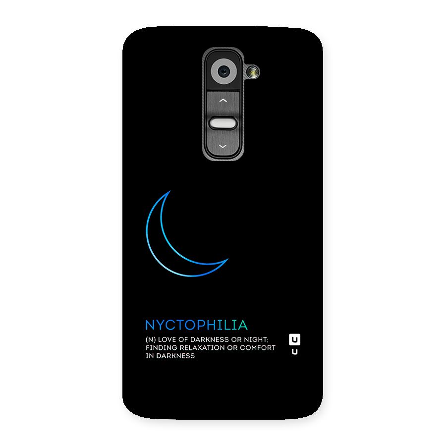 Nyctophilia Love of Darkness Back Case for LG G2