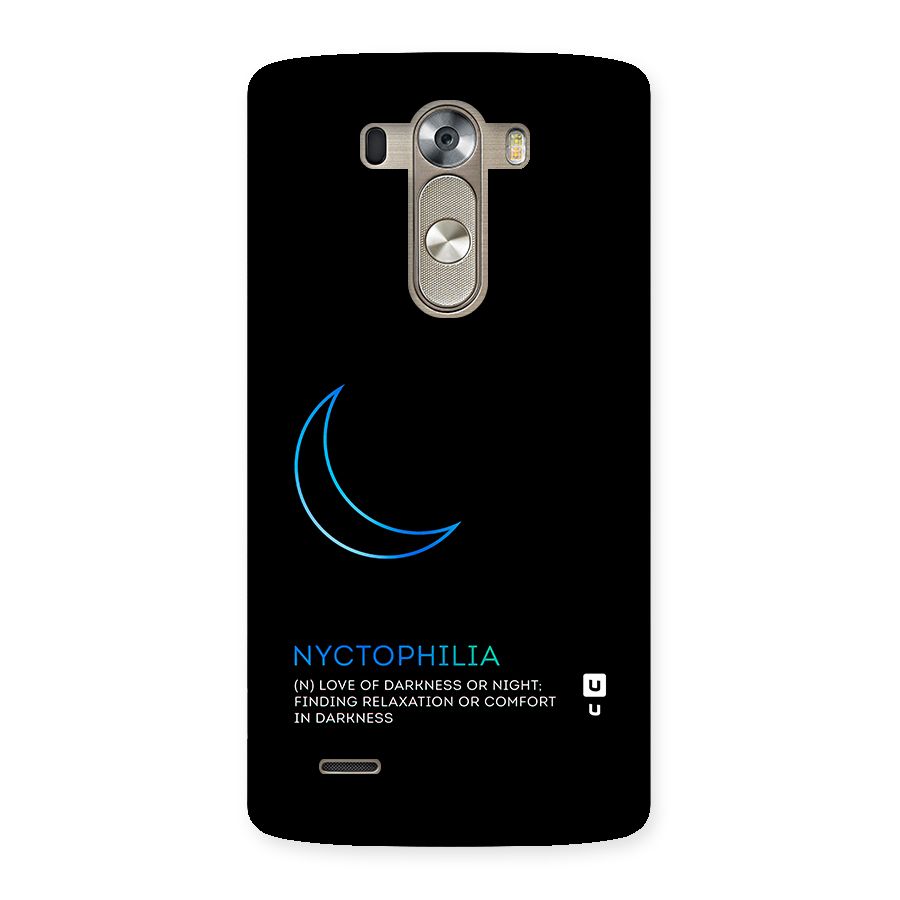 Nyctophilia Love of Darkness Back Case for LG G3