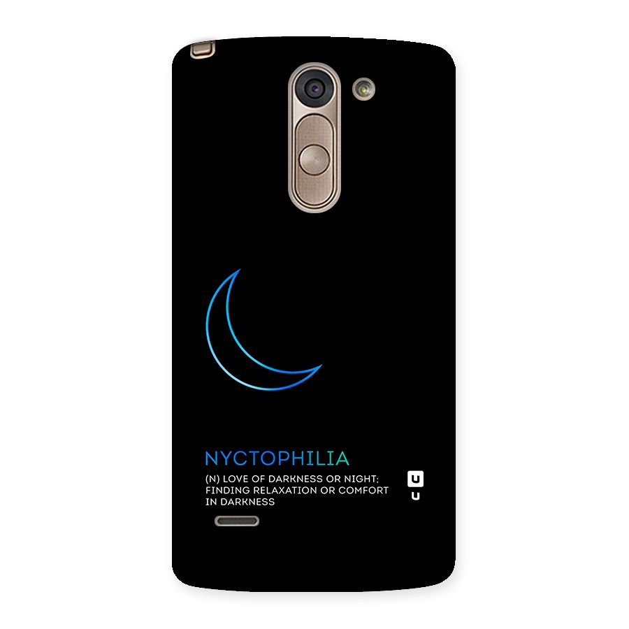 Nyctophilia Love of Darkness Back Case for LG G3 Stylus