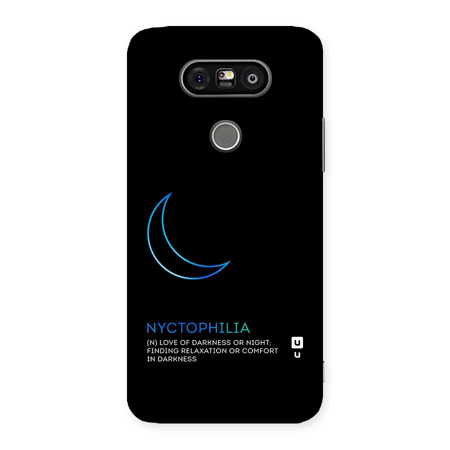 Nyctophilia Love of Darkness Back Case for LG G5
