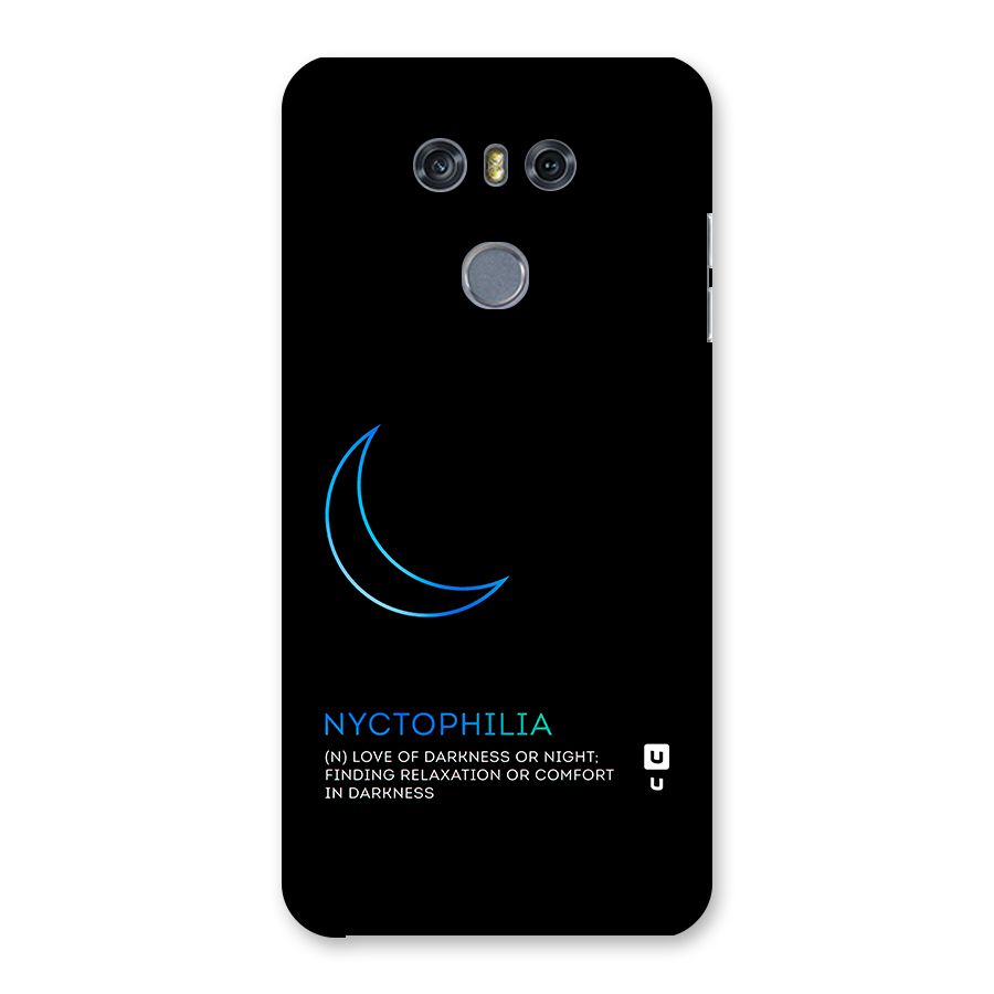 Nyctophilia Love of Darkness Back Case for LG G6