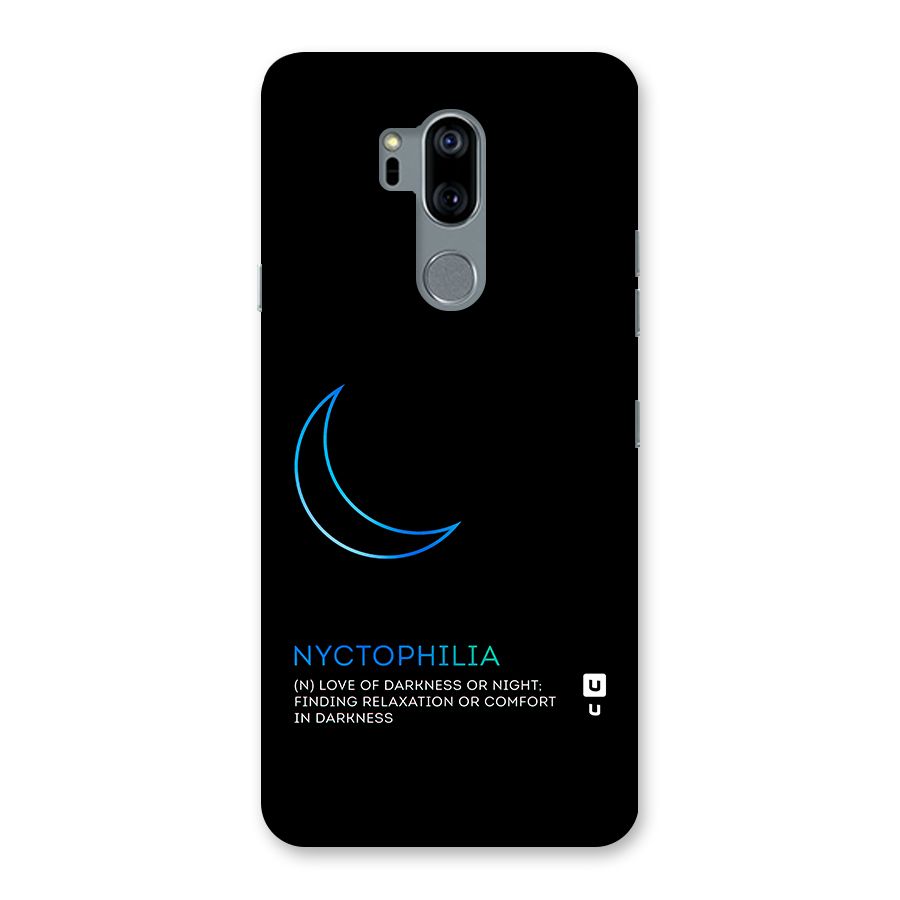 Nyctophilia Love of Darkness Back Case for LG G7